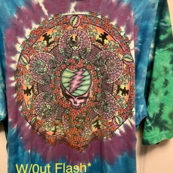 VINTAGE LIQUID BLUE GRATEFUL DEAD TIE DYE TEE - Picture 8 of 10